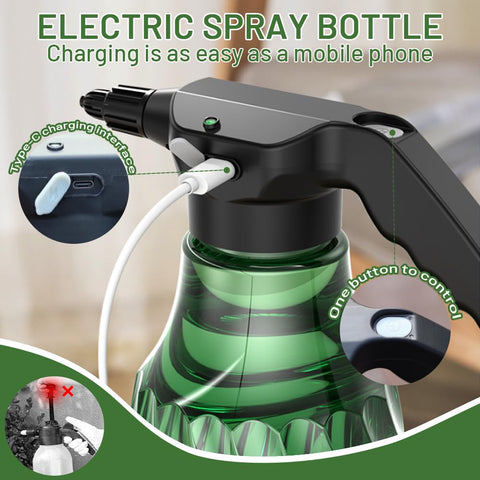 Agrizone cordless sprayer with ergonomic handle to reduce hand fatigue during long sessions.