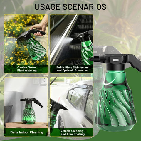 Agrizone battery powered sprayer with dual spray modes for flexible watering control.