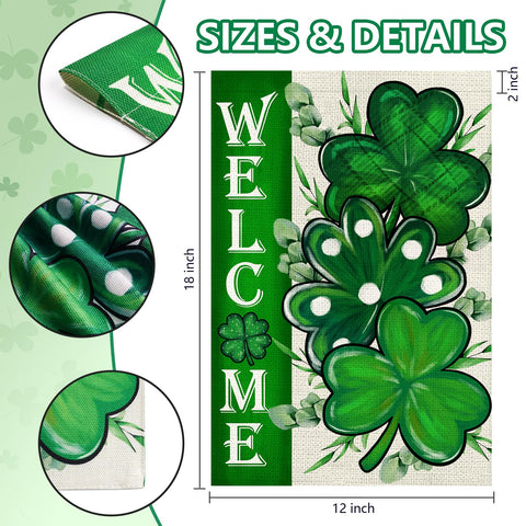 Agroon 12x18 garden flag fits standard flag stands.