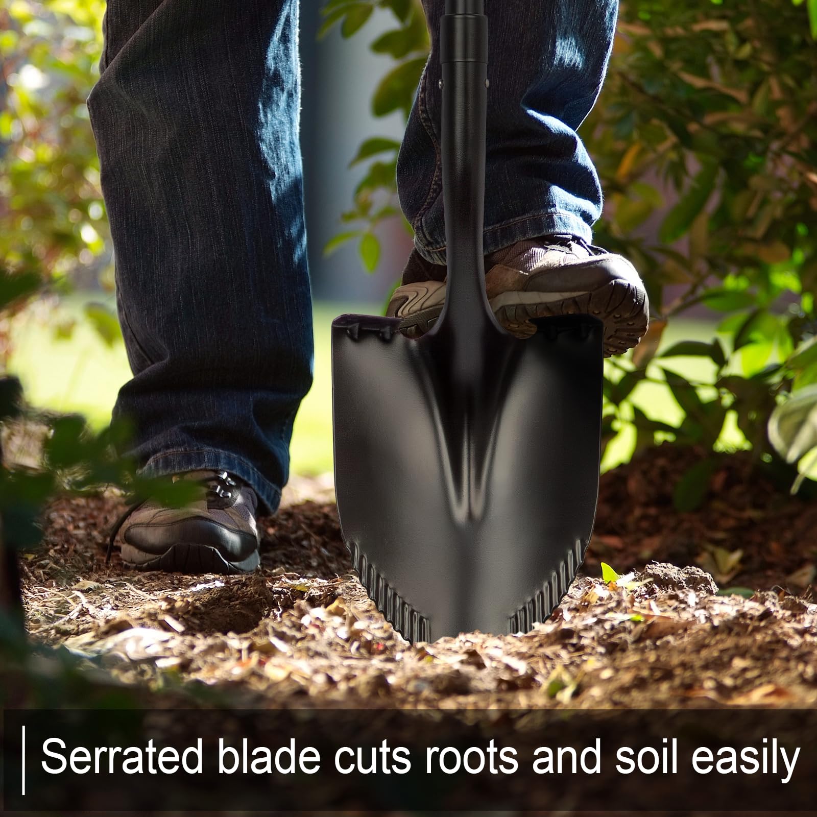 AgroPro Thickened fiberglass handle withstands high torque tasks.