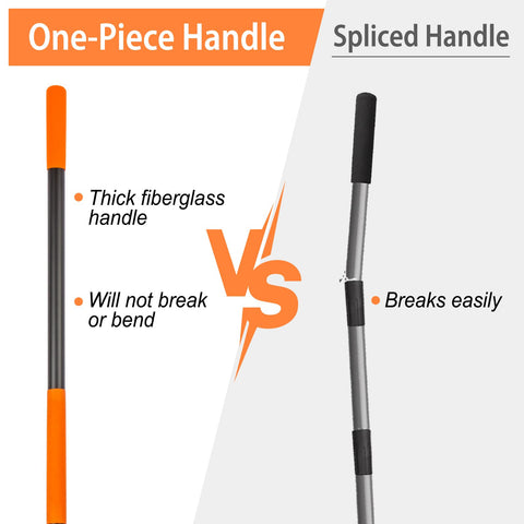 AgroPro hoe ergonomic-grip image shows the non-slip handle for secure control.