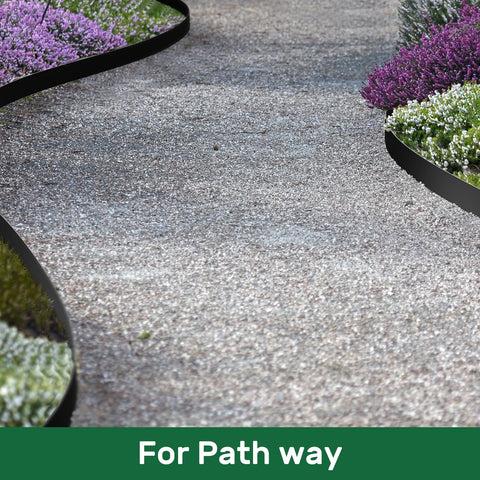 AGTEK border keeps irrigation away from pathways.