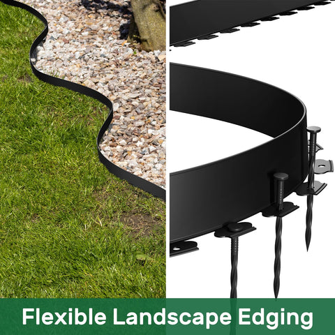 AGTEK flexible curved border ideal for garden curves.