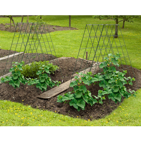 AGTEK foldable trellis storage solution for compact garden spaces