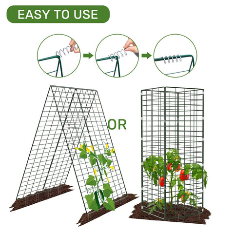 AGTEK two-sides growing surfaces maximize vertical garden space