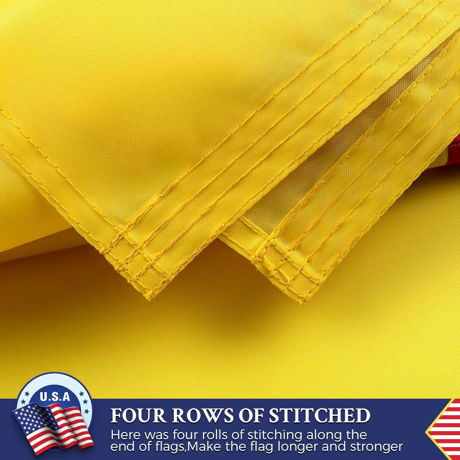 AGUIFLGS flag featuring brass grommets for secure outdoor mounting