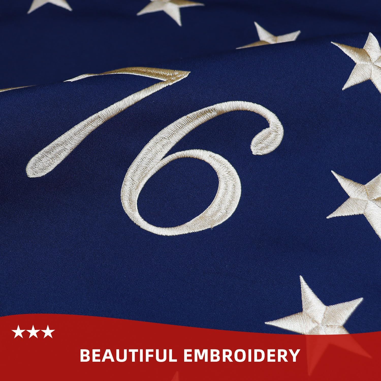 AGUIFLGS flag with brass grommets for secure outdoor hanging.