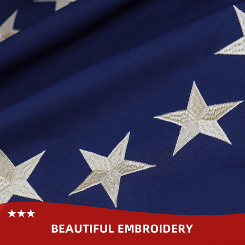 AGUIFLGS Brass grommets flag enabling secure hanging on outdoor mounts