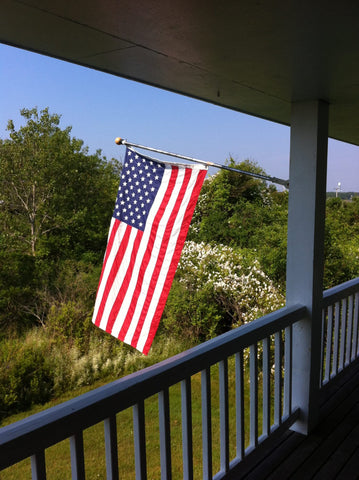 AGUIFLGS flag waving in high wind demonstrates sturdy performance.