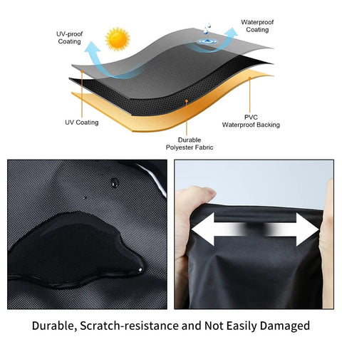 Agustone cover for Blackstone Pro 22-inch enables quick cleaning and easy storage