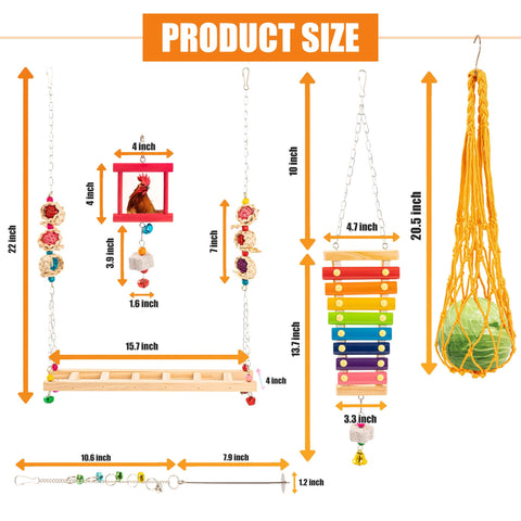 AGX Bravo xylophone toy for chickens promotes pecking melodies and engagement.