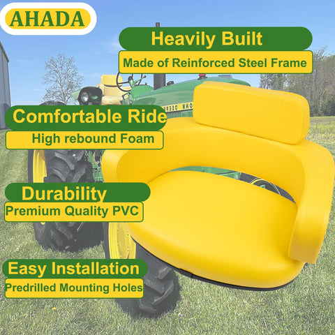 AHADA upper backrest cushion provides supportive back comfort during long shifts.