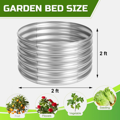 AHEONLAR thick galvanized steel edge proves durable, long-lasting garden support.