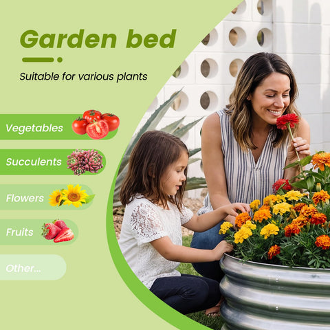 AHEONLAR round bed design fits compact spaces with neat appearance.