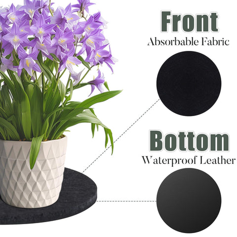AHFCANG absorbent waterproof bottom guards floors while moving pots