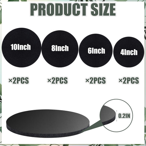 AHFCANG reversible fabric and leather coasters for versatile pot protection