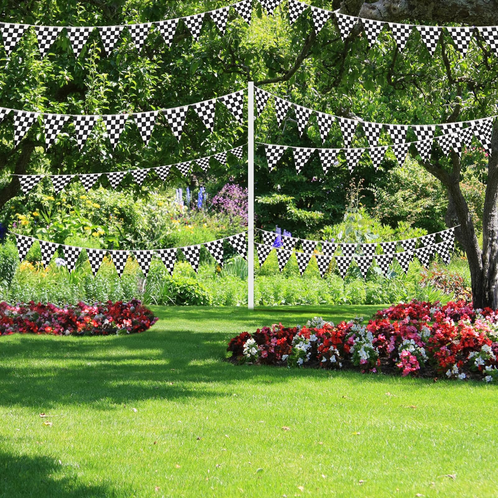 AhfuLife outdoor racing decor creates energetic vibes for streets and gardens.