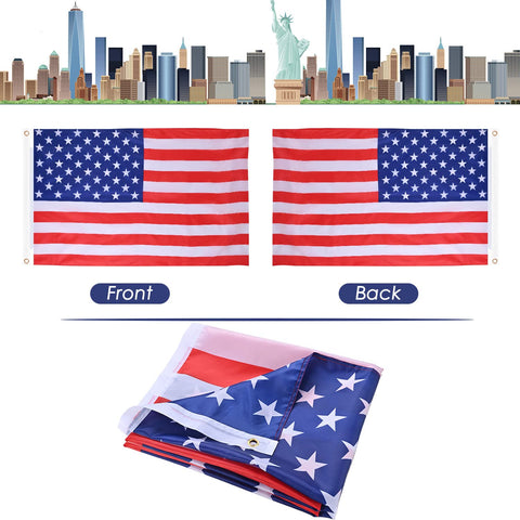 AhfuLife American flag perfect for 4th of July and World Cup celebrations.
