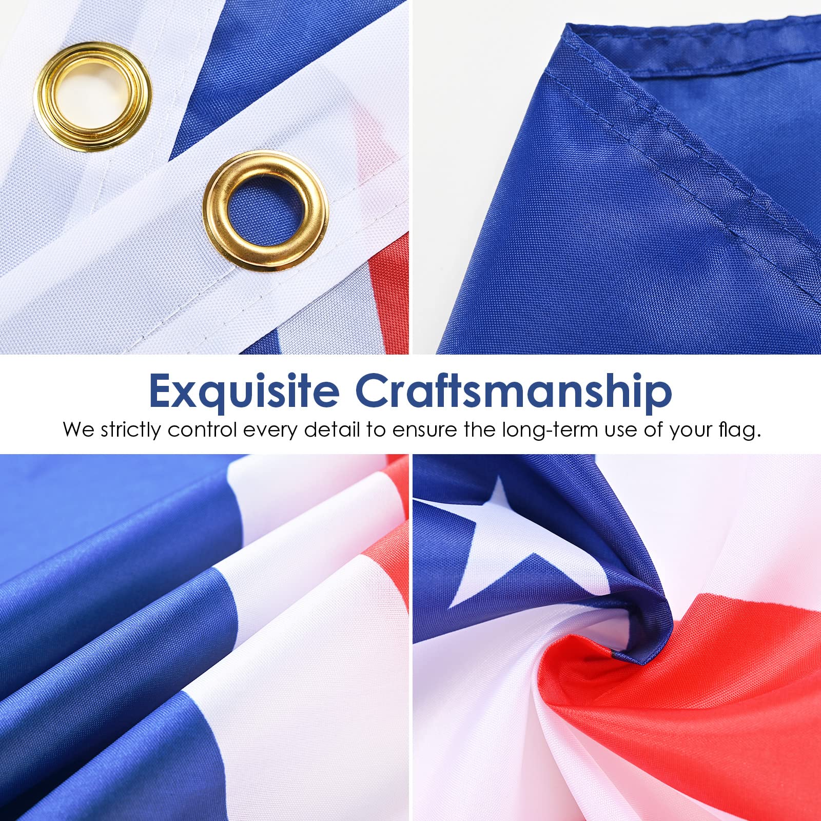 Durable waterproof fabric with bright colors for long-lasting display