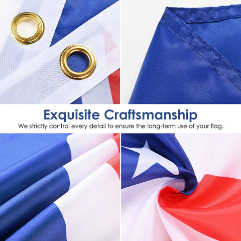 Durable waterproof fabric with bright colors for long-lasting display