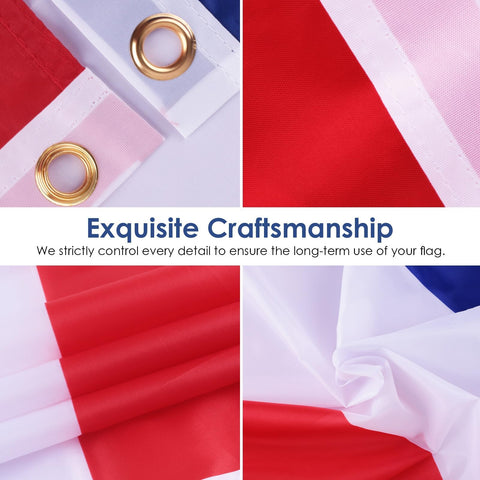 AhfuLife flag with brass eyelets for durable outdoor mounting.
