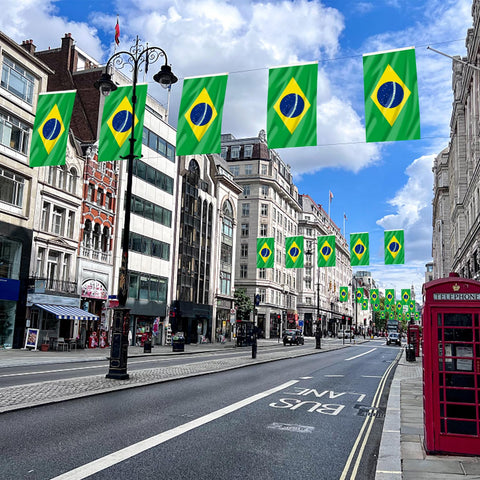 AhfuLife Brazil flag suitable for indoor or outdoor display and versatile use
