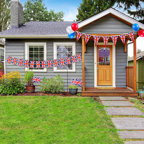 AhfuLife Union Jack flags brighten coronations or royal-themed parties.