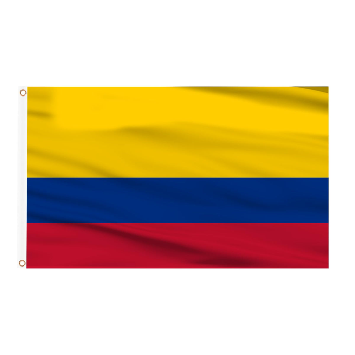 AhfuLife Colombia flag 3x5ft front view for outdoor wall or porch display.
