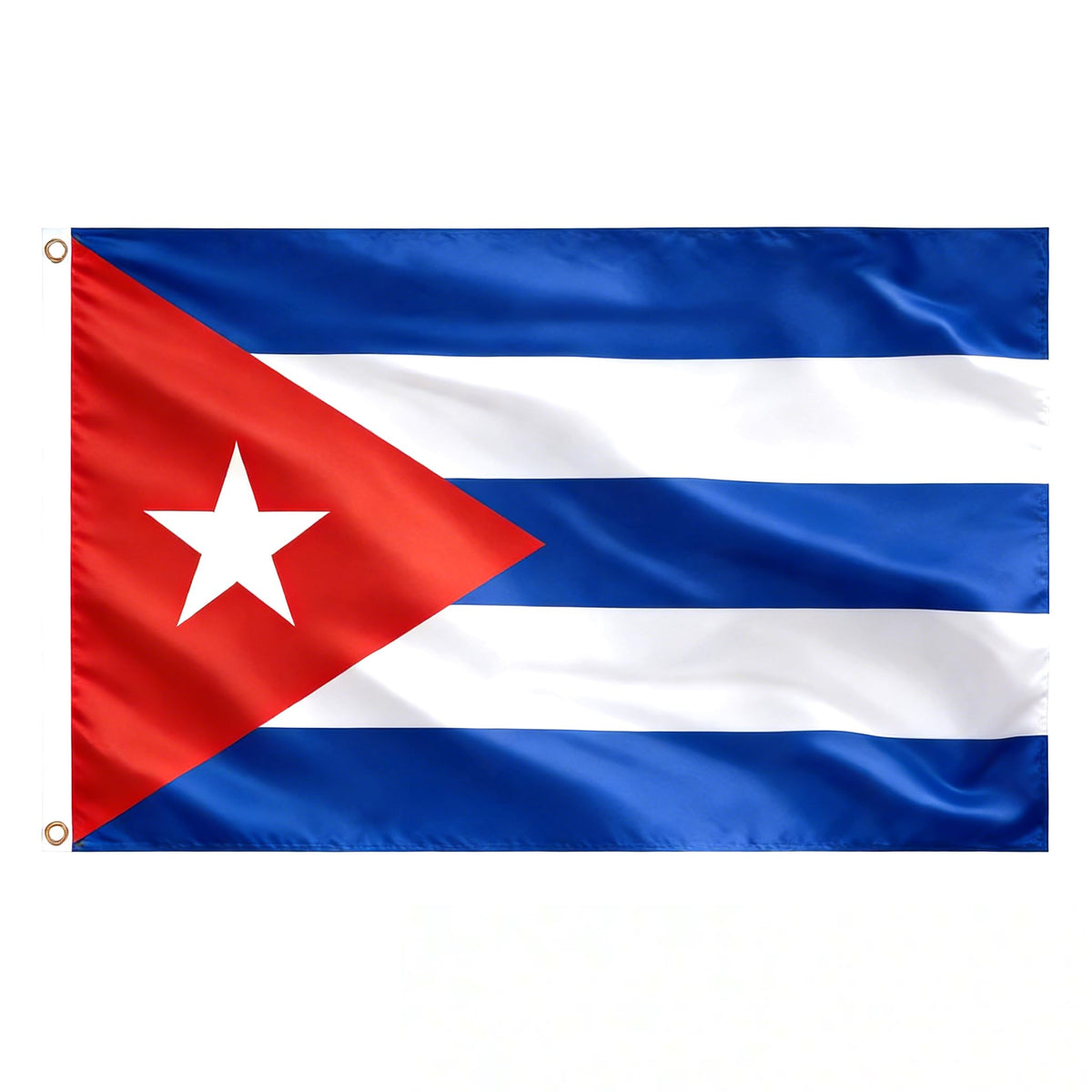 AhfuLife Cuba flag 3x5 ft outdoor flag for parades with vivid colors