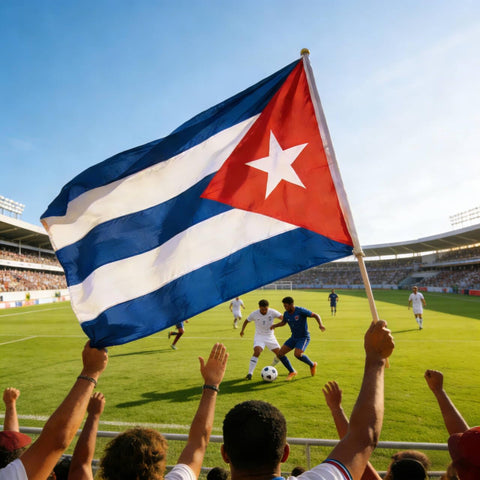 AhfuLife Cuba flag polyester material is waterproof and durable