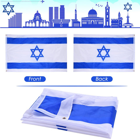 AhfuLife Israel flag ideal for national day decor and celebrations