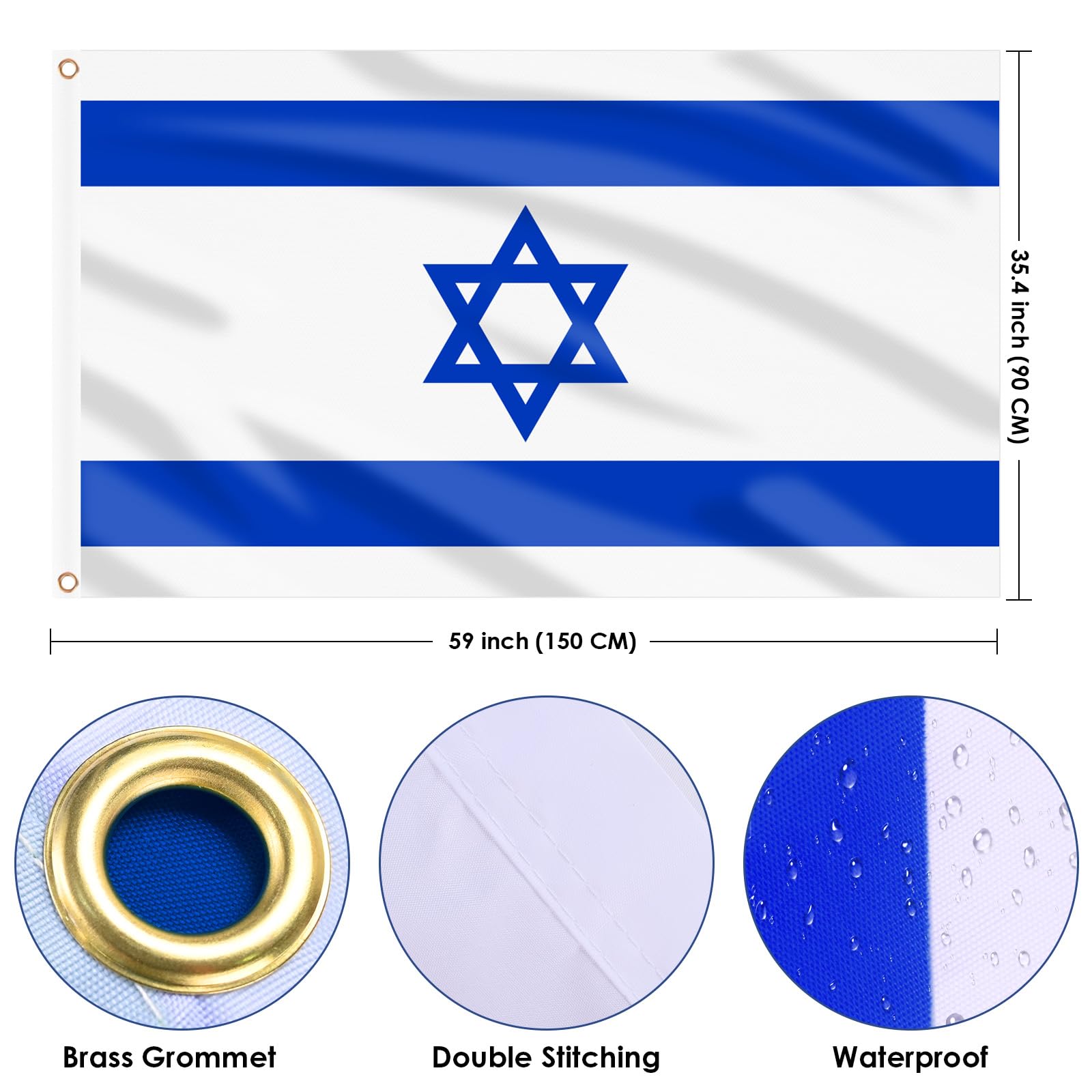 AhfuLife flag made with waterproof fabric for outdoor durability