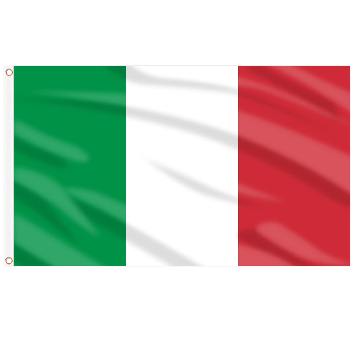 AhfuLife Italy flag outdoor 3x5: durable colors ideal for balcony or garden displays.