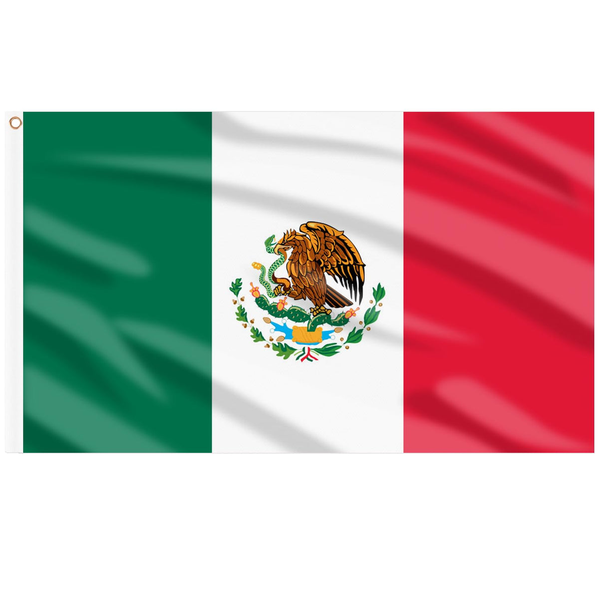 AhfuLife Mexico flag 3x5ft double-sided for vibrant outdoor display