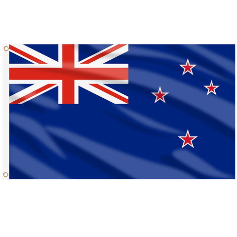 AhfuLife New Zealand flag 3x5ft with brass eyelets for outdoor use