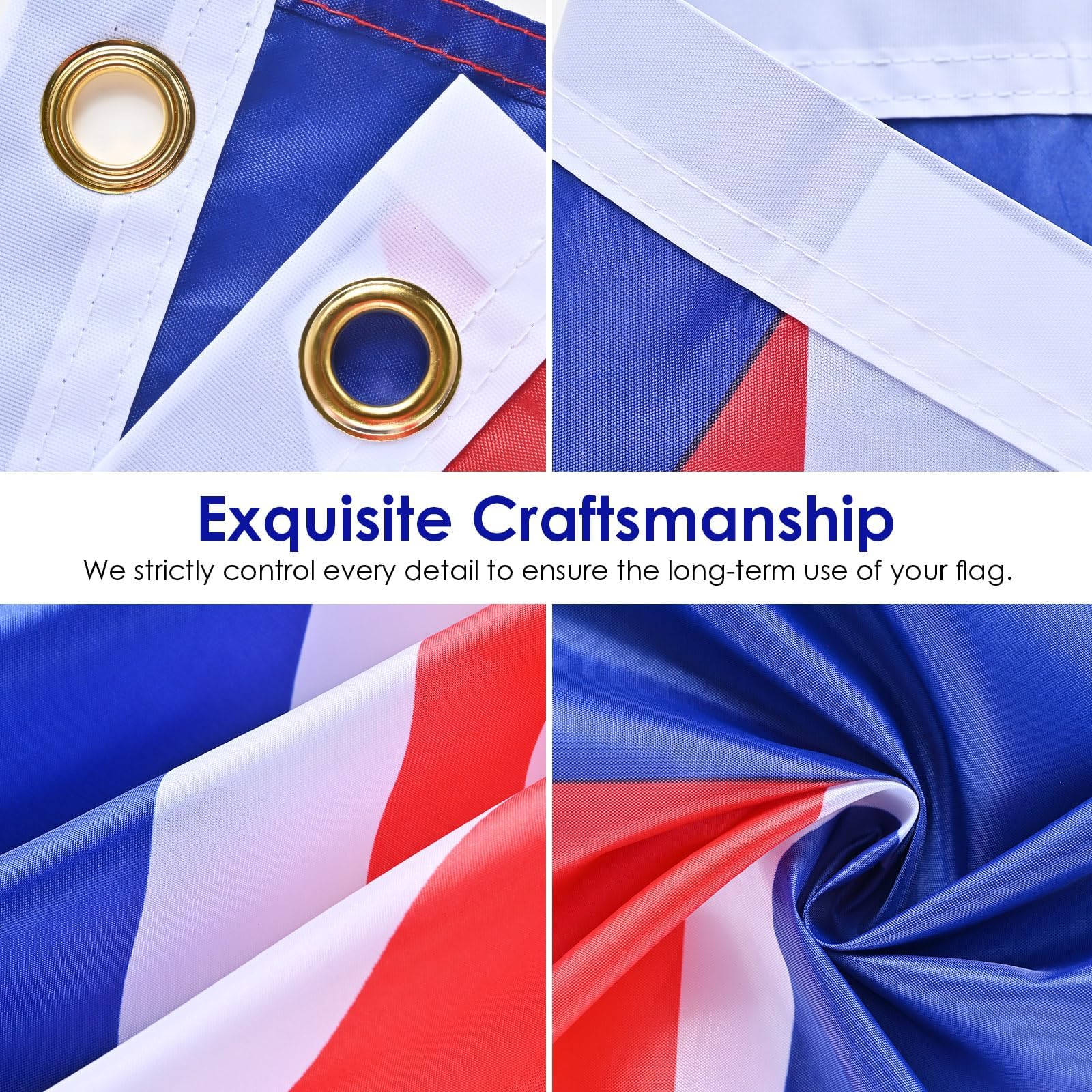 AhfuLife New Zealand flag 3x5ft waterproof fabric in vivid color