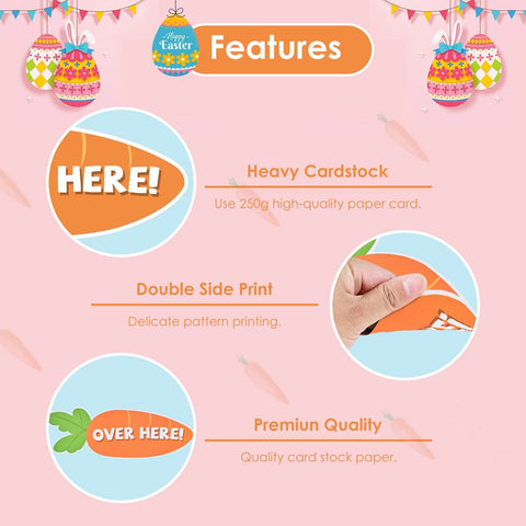 AhfuLife outdoor Easter decoration kit creates festive yard displays.