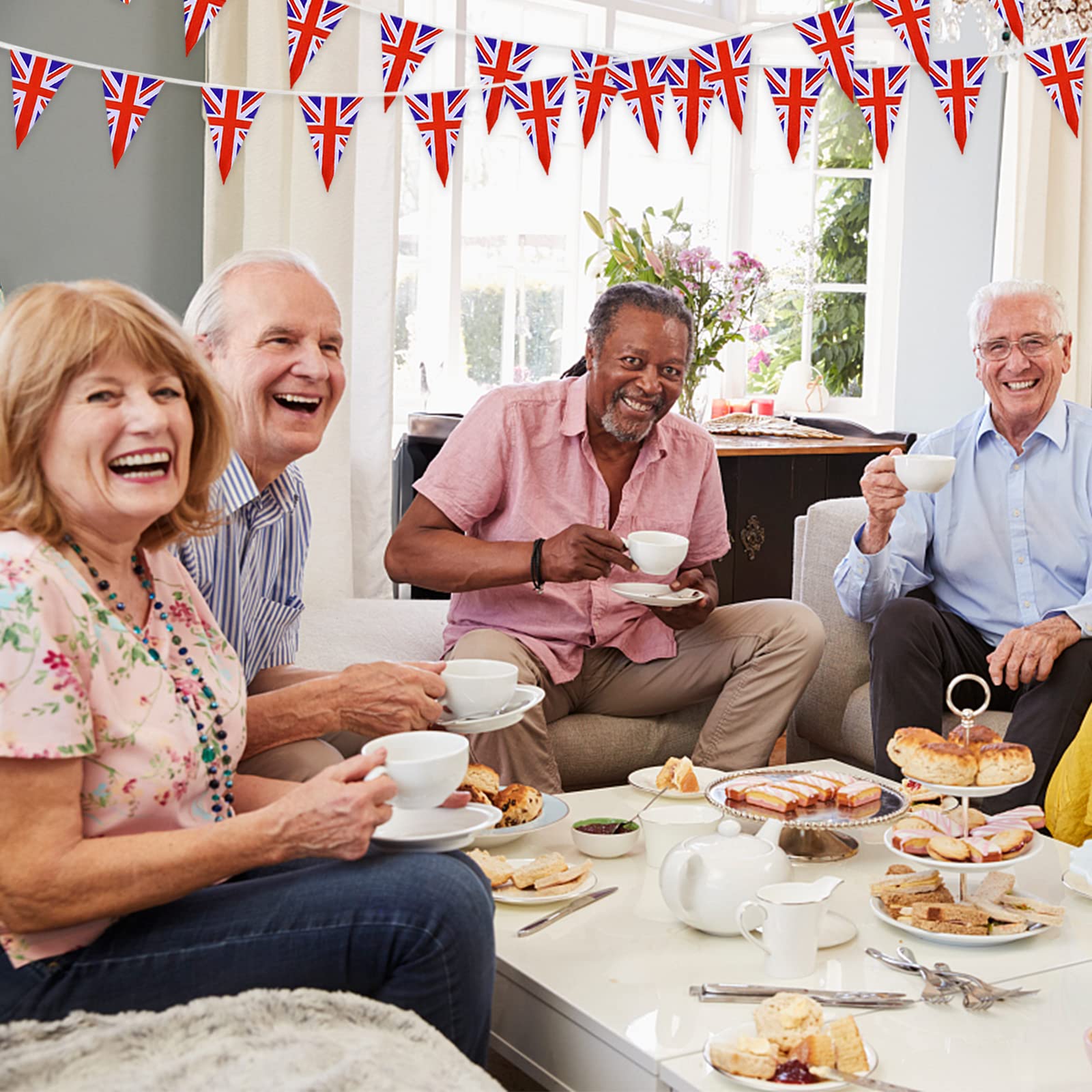 AhfuLife 33ft string banner spans ceilings or gardens with ease.