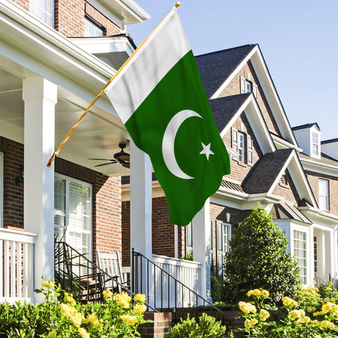 AhfuLife Pakistan flag wall or dorm display suitable lightweight design