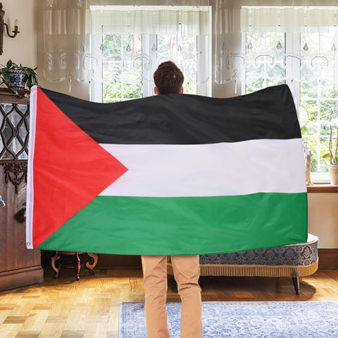 AhfuLife Palestine flag bright color print for long lasting display