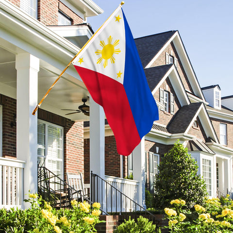 AhfuLife flag lightweight for indoor hanging or balcony display.