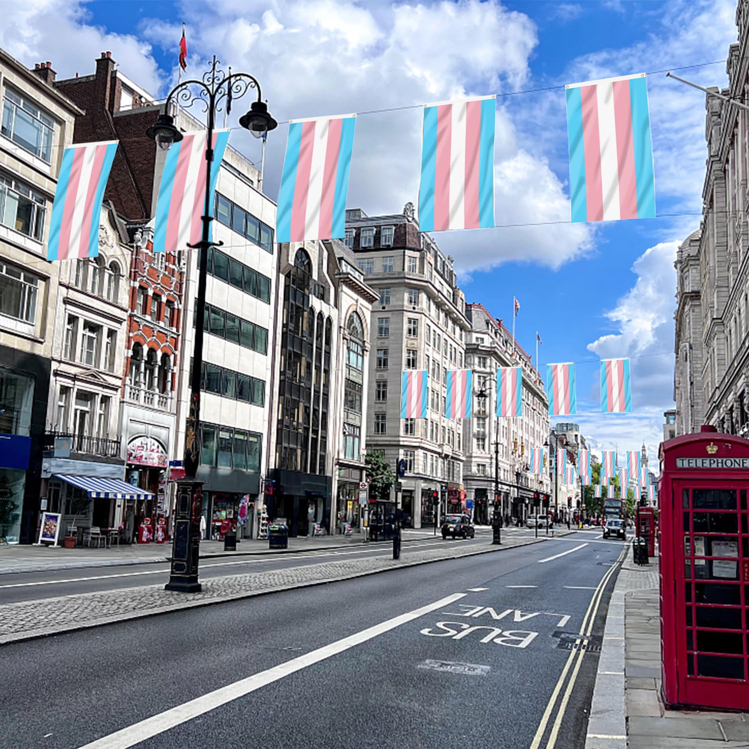 AhfuLife flag is lightweight, ideal for mild breezes and parades.