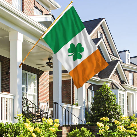 AhfuLife vibrant green shamrock print stays bright over time.