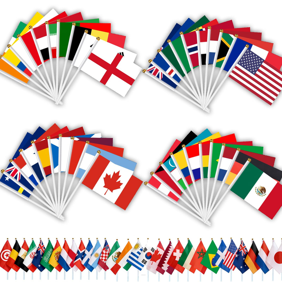 AhfuLife World Cup flags collection for stadium and party decor