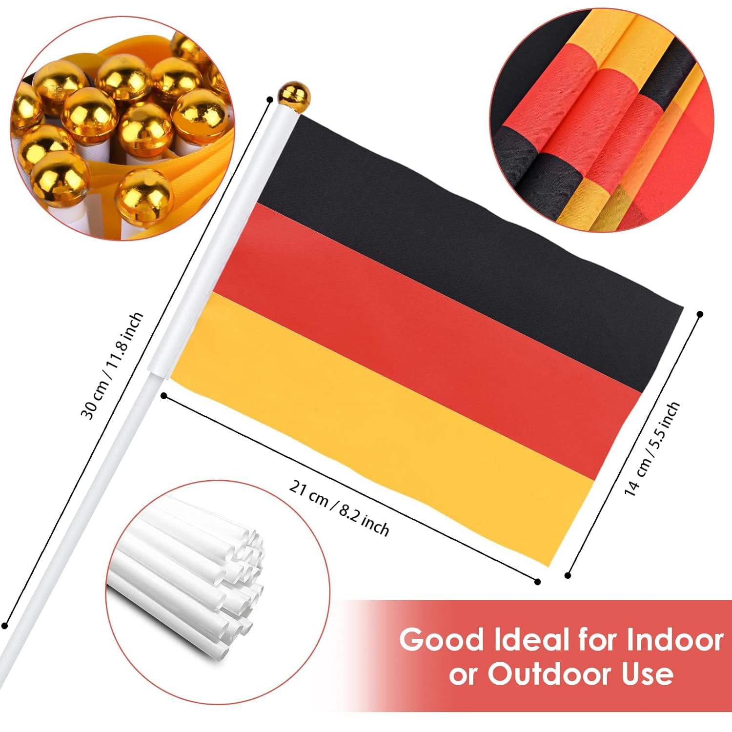 AhfuLife flag sheets measuring 14x21cm for clear banners