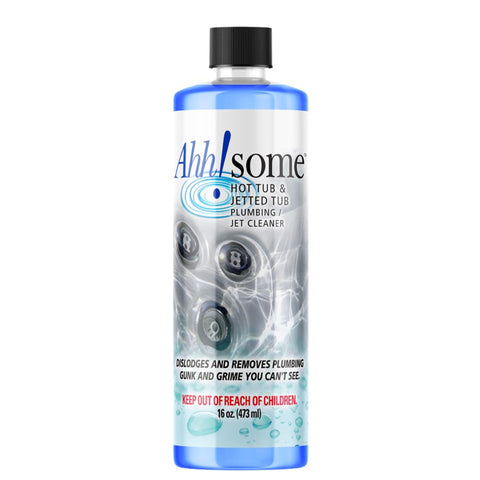 Ahh-Some cleaner bottle pour for quick tub cleaning and upkeep.