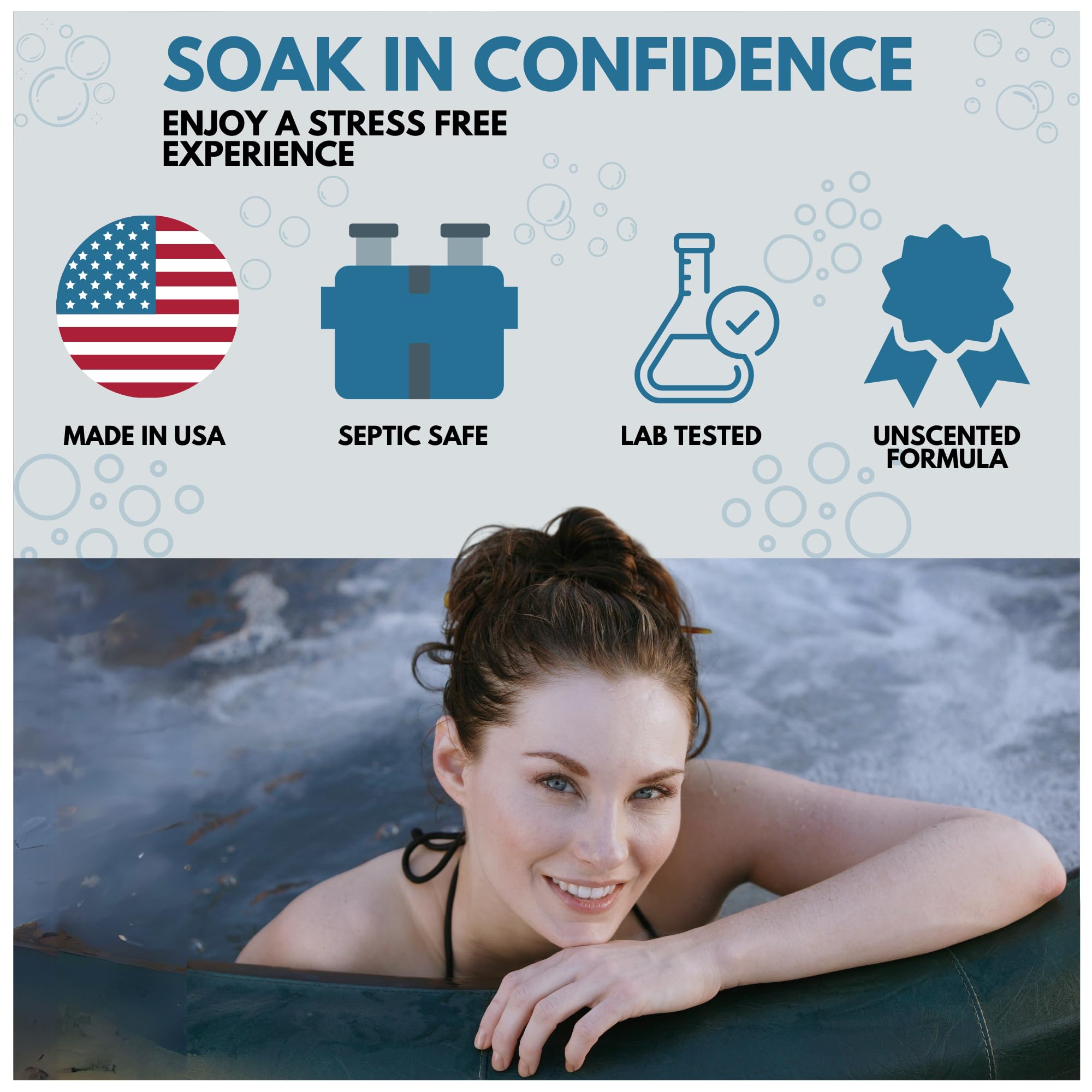 Ahh-Some eight-treatments-per-bottle value supports efficient spa upkeep.