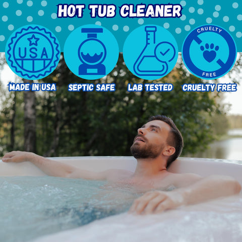 Ahh-Some hot tub pipes being purged for smoother flow