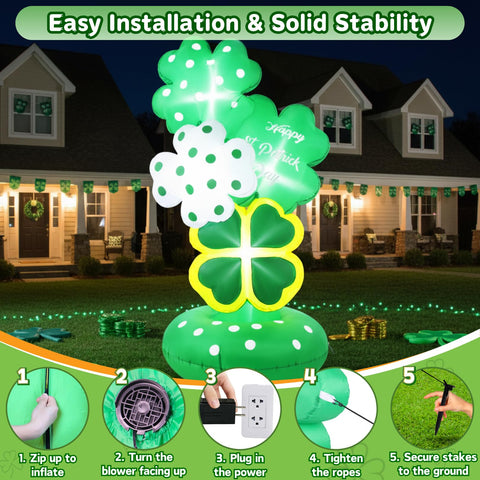 Versatile decor for multiple occasions beyond St. Patrick's Day.