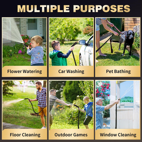 Ahititi outdoor watering use, ideal for garden, car wash, and patio tasks.